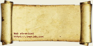 Kristina Veljović vizit kartica